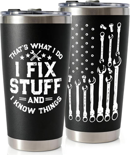 20oz Stainless Steel Tumbler Tea Travel Coffee Mug Cup Gifts For Men Men04