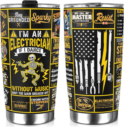 Radiologist Rad Tech 20 Oz Tumbler Metal,Mug Cupradiology Tech Gifts Electrician All Quote
