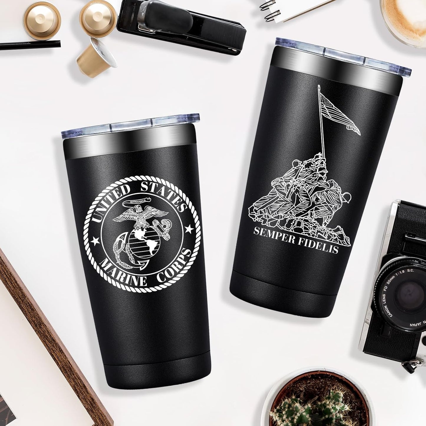 Usmc Anniversary Christmas Gift For Men 20oz Tumbler Coffee Cup Mug