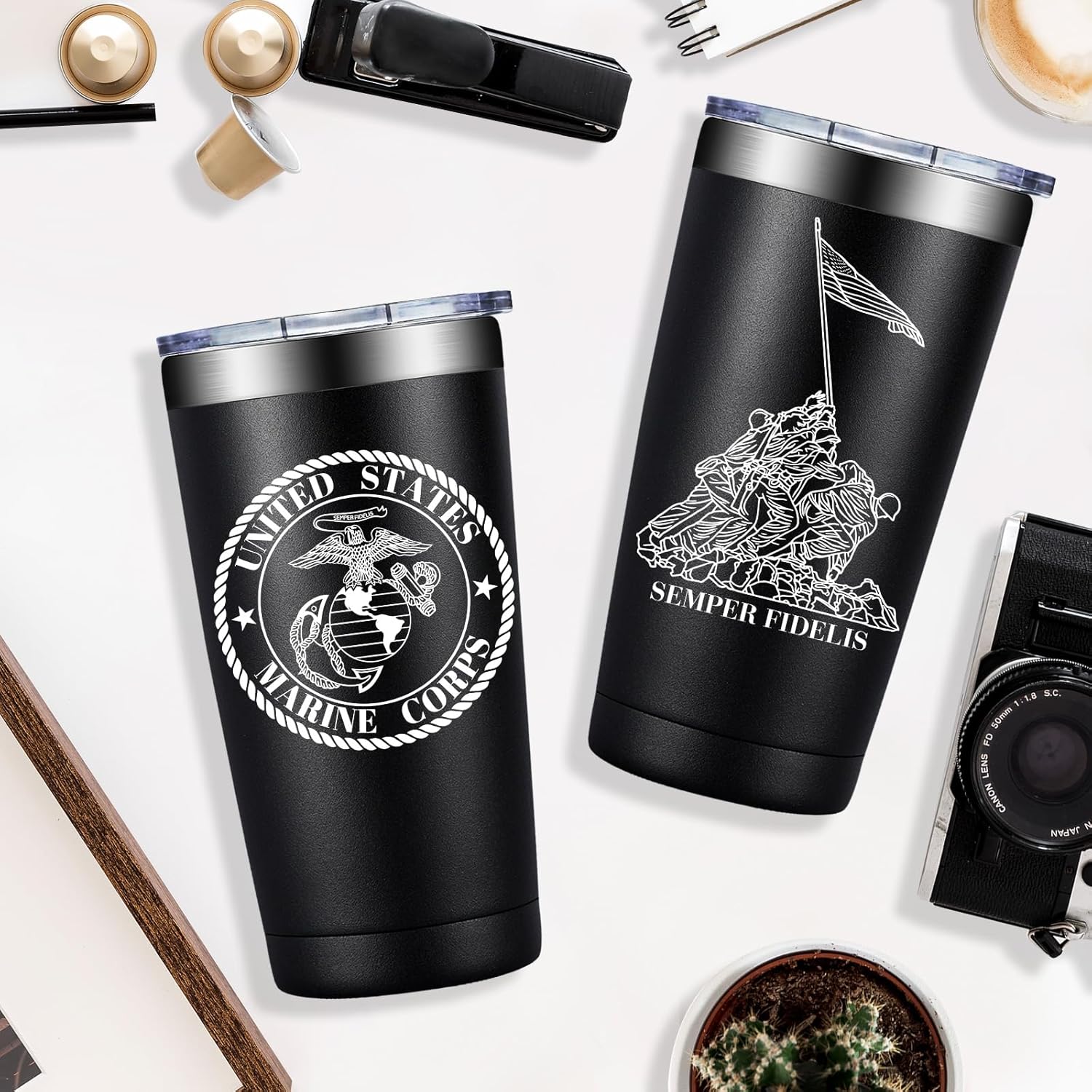 Usmc Anniversary Christmas Gift For Men 20oz Tumbler Coffee Cup Mug