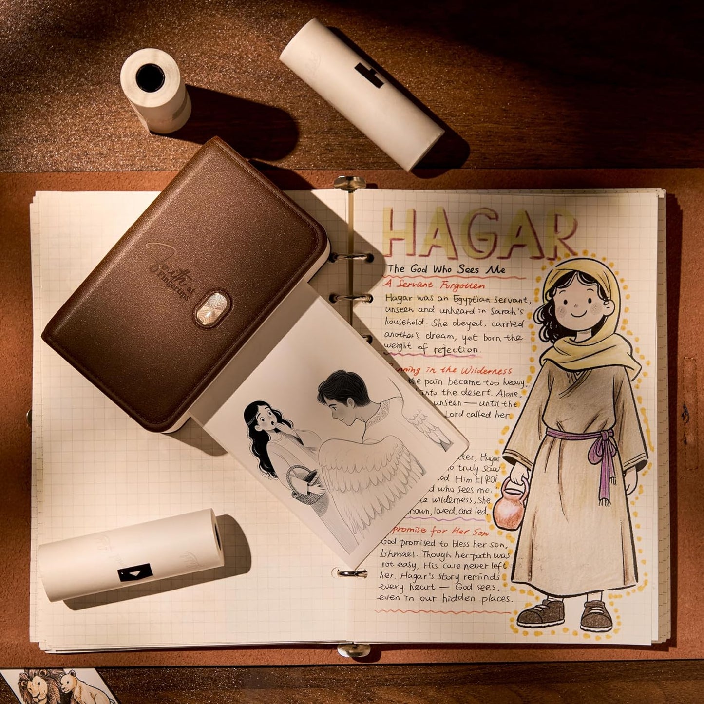 Bible Sticker Inkless Portable Mini Photo Printer Christian Gifts