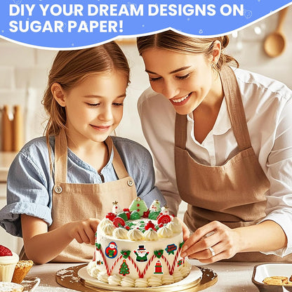 A4 Wafer Edible Paper Sugar 25 Pack For Cake Printer Frosting Images - Colorsprinter