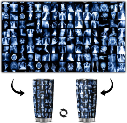 Radiologist Rad Tech 20 Oz Tumbler Metal,Mug Cupradiology Tech Gifts