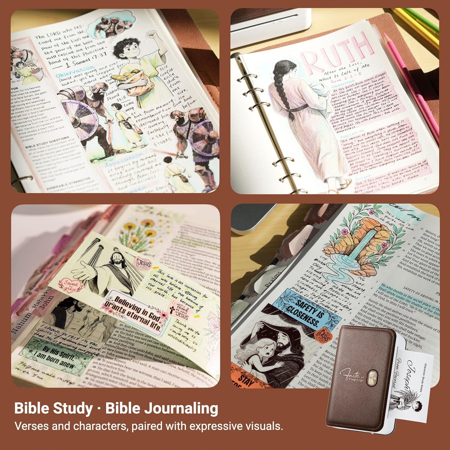Bible Sticker Inkless Portable Mini Photo Printer Christian Gifts