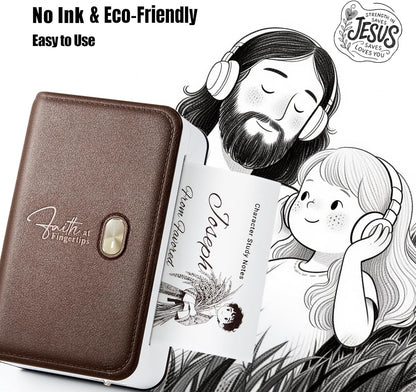 Bible Sticker Inkless Portable Mini Photo Printer Christian Gifts
