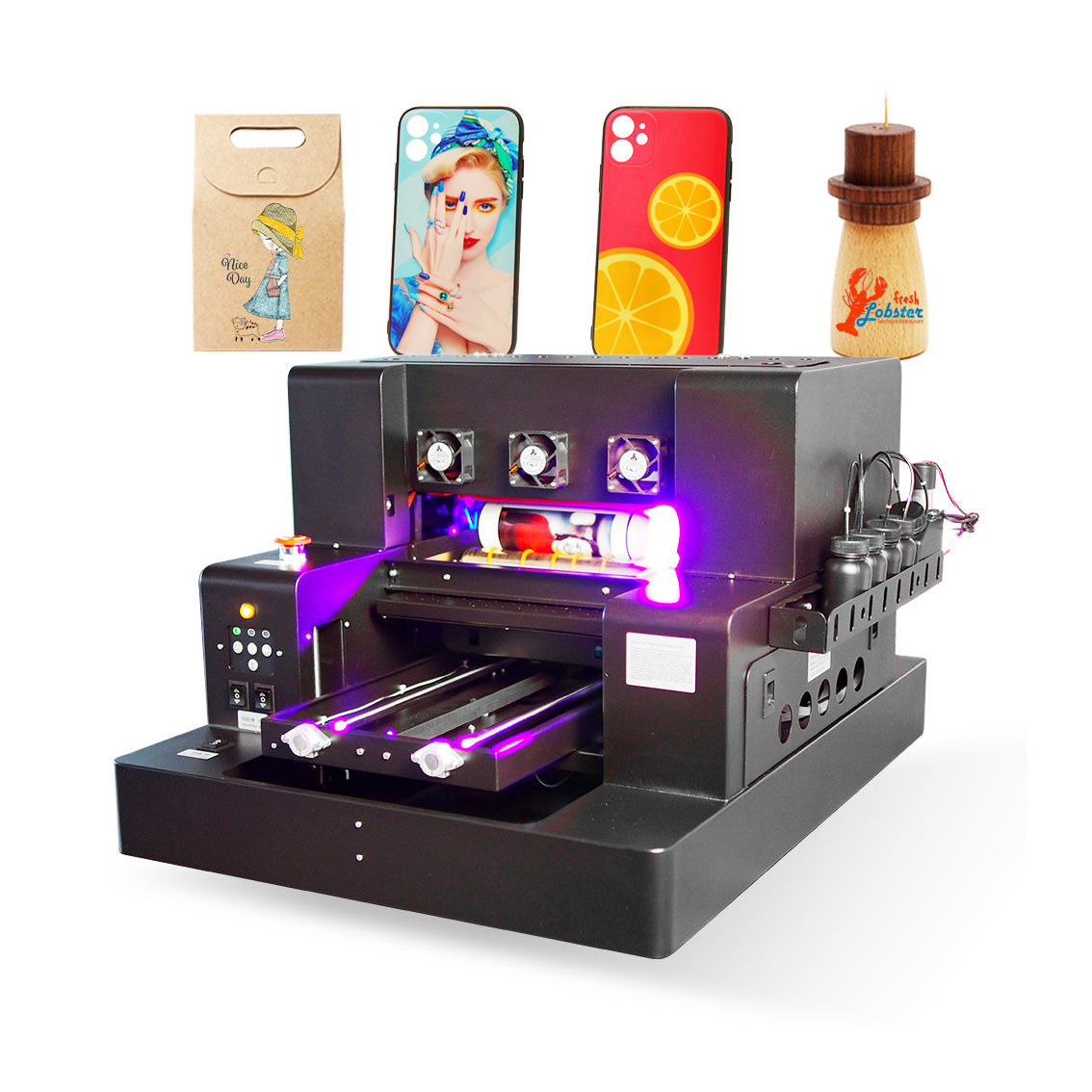 A3 UV Printer XP600 UV Flatbed DTF Printer Inkjet Printing Machine