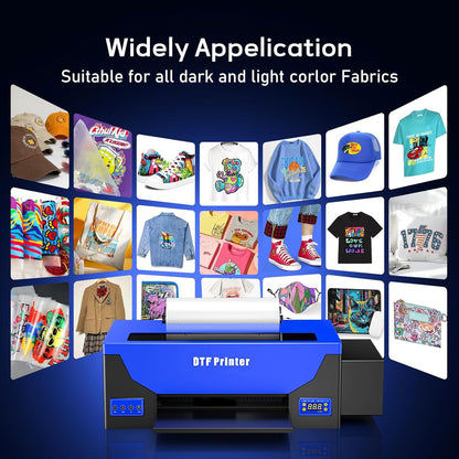 L1800 A3 DTF Printer With Oven Bundle T Shirt Screen Printing Machine