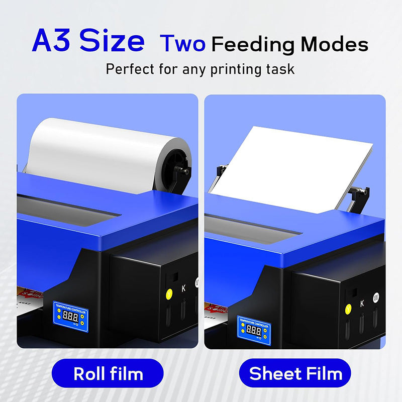 L1800 A3 DTF Printer With Oven Bundle T Shirt Screen Printing Machine