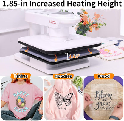 Portable Auto Heat Press Machine for T Shirts Hoodie - Colorsprinter