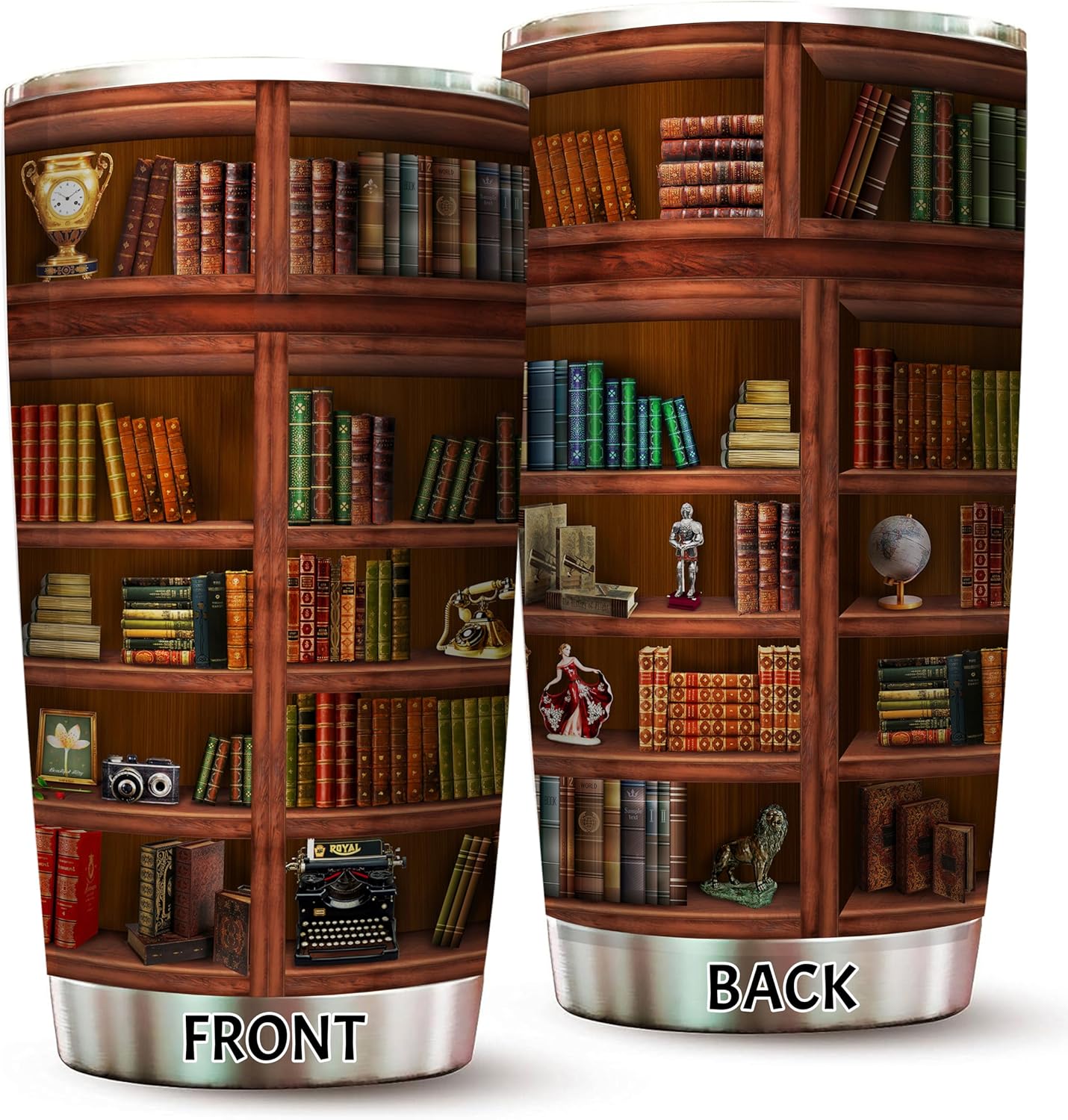 Travel Book Mug 20oz Tumbler Coffee Cups Book Lover Gifts For Women