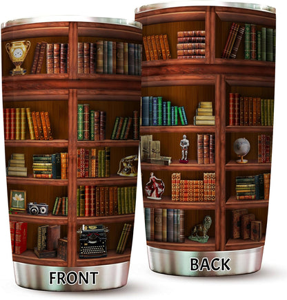 Travel Book Mug 20oz Tumbler Coffee Cups Book Lover Gifts For Women