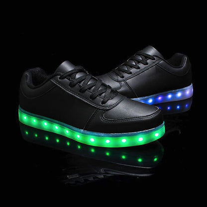 Zapatillas deportivas unisex para niños con luces LED y carga USB 
