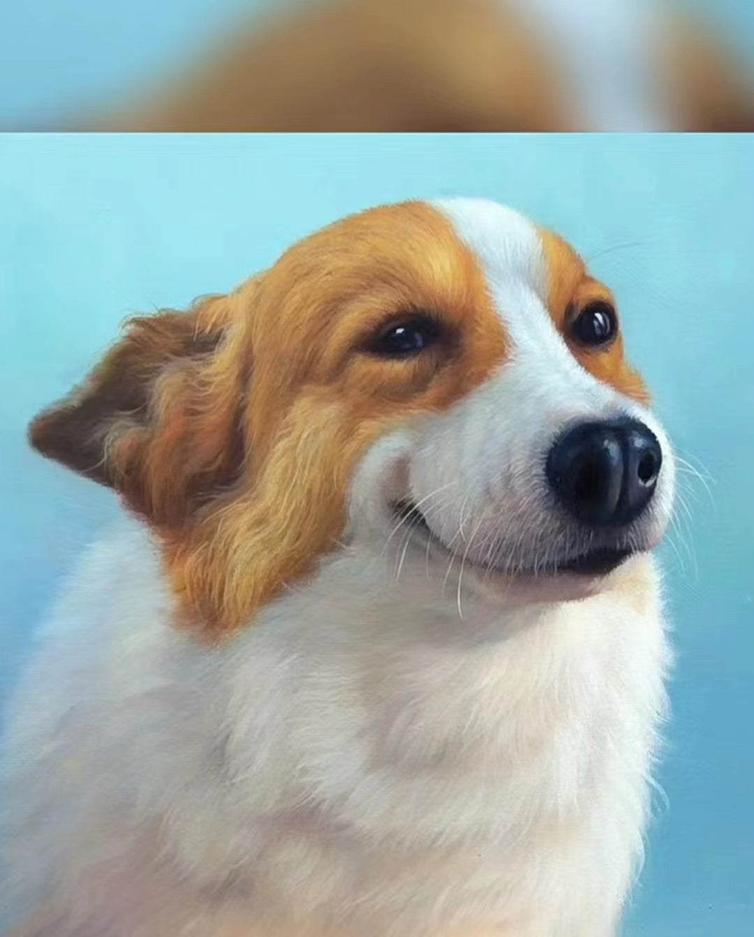 Personalized Dog Portrait Oil Painting Funny Canvas Photo Gifts