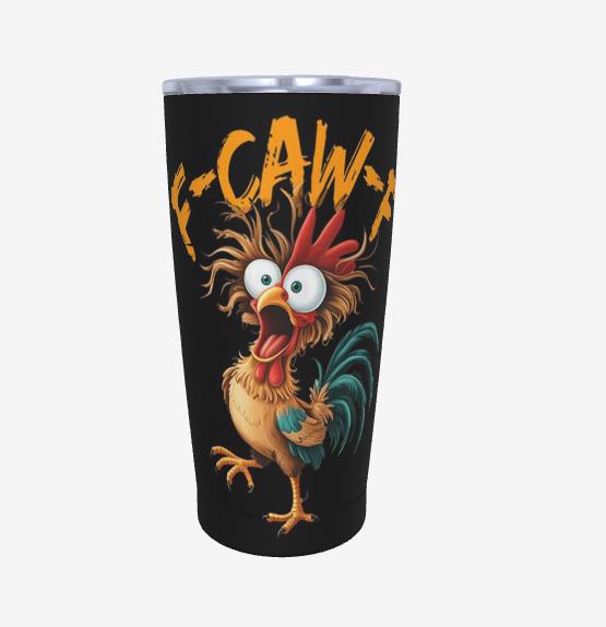 F-Caw-F Funny Coffee Mug Insulated Tumbler For Men Women Fcawf Gifts