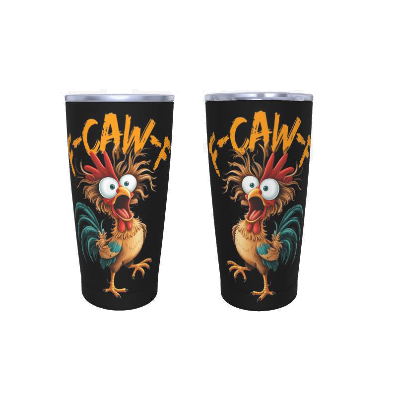 F-Caw-F Funny Coffee Mug Insulated Tumbler For Men Women Fcawf Gifts