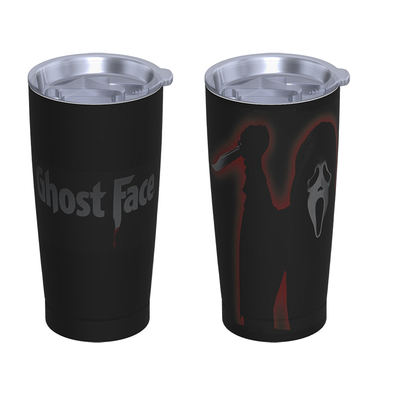 Ghostface Horror 20 Oz. Stainless Steel Tumbler Funny Coffee Mug Cup