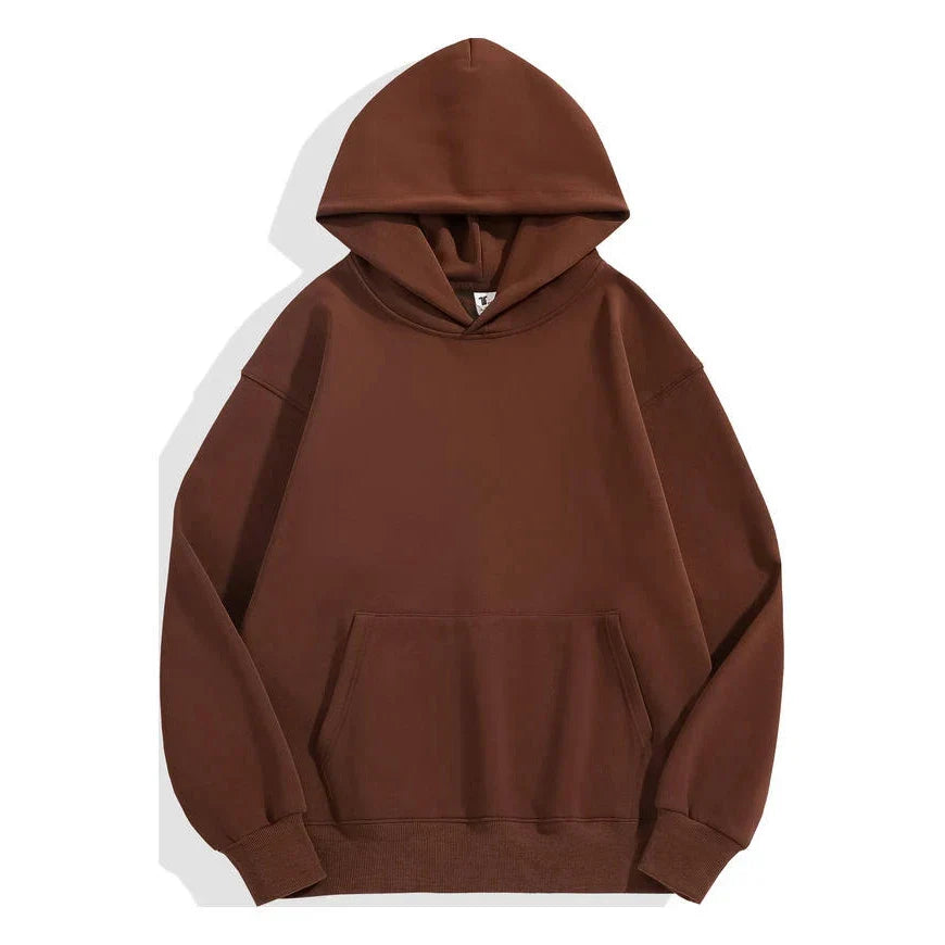 Custom Blank Wholesale 500 gsm Cotton Hoodies Men Pullover Sweatshirts Color 8