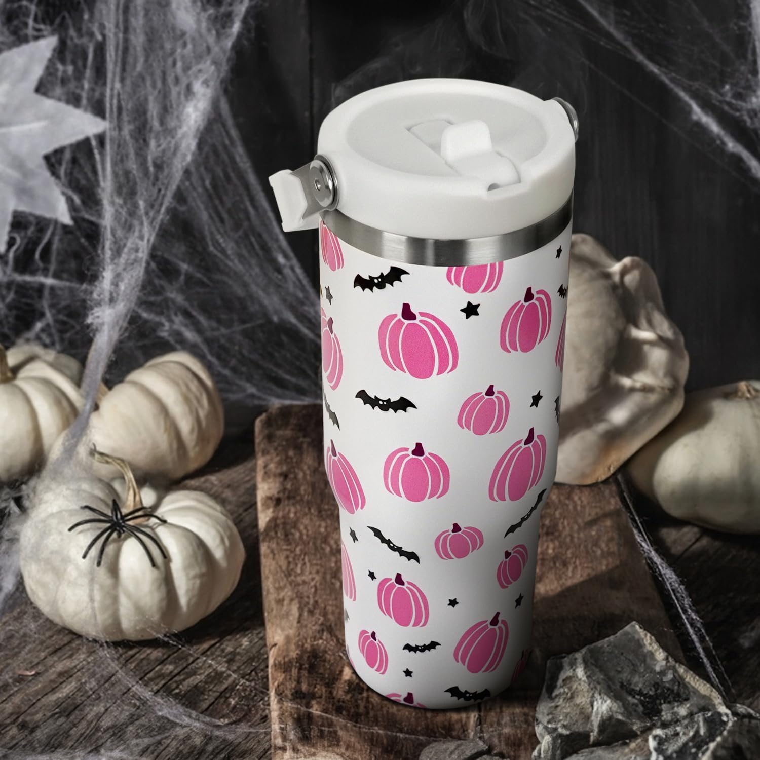 Halloween 30 Oz Stainless Steel Tumbler Steel Coffee Cup Mug Gift