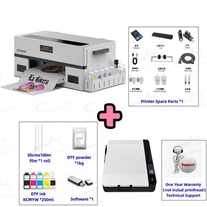 Kit de impresora DTF Haolic XP600 A3, equipo para impresión de camisetas