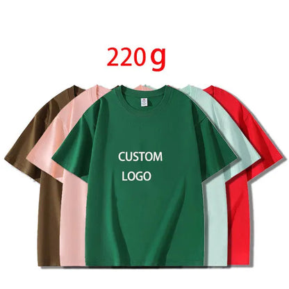 Blank Custom Cotton 220gsm Men Tshirts For Women - Colorsprinter