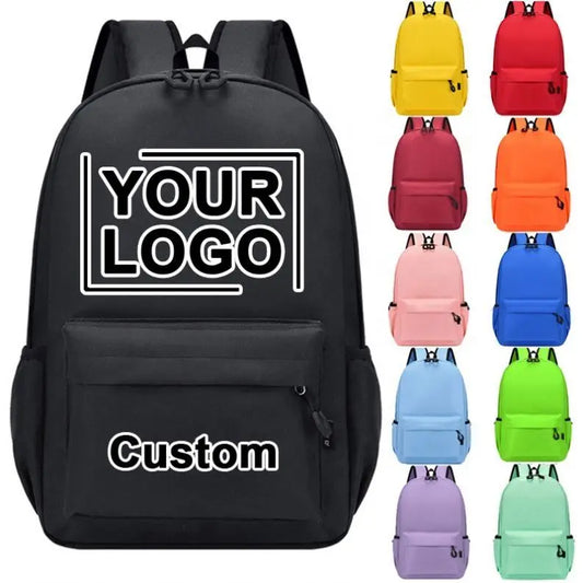 Blank Custom Oxford Casual Dual Shoulder Student Backpack