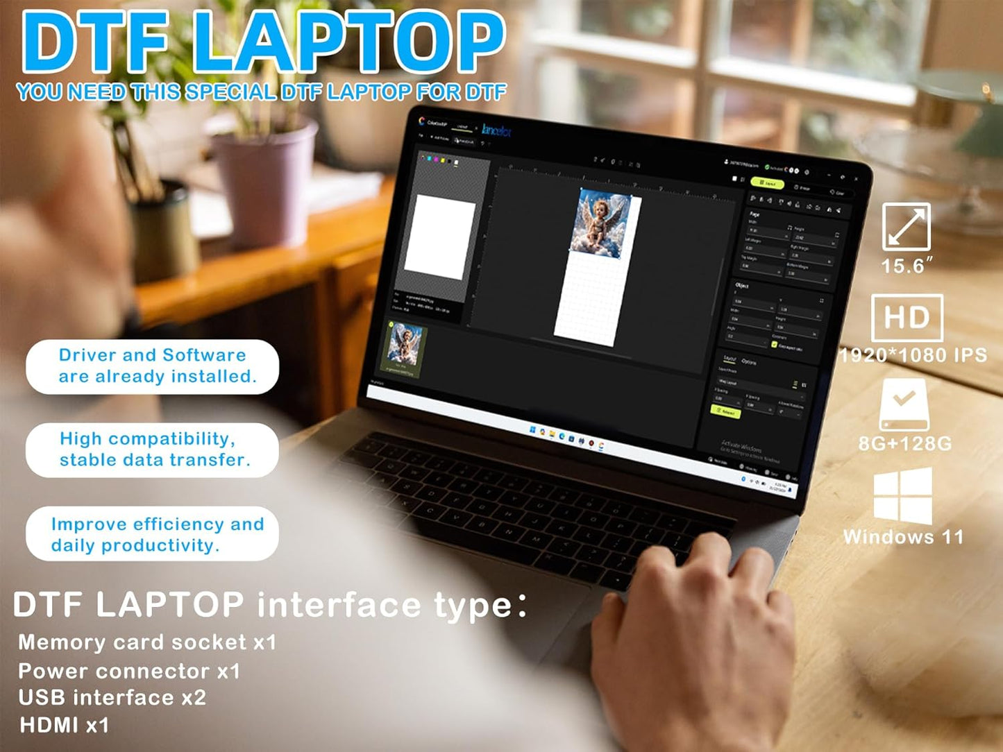 Lancelot A3 DTF Printer L1800 Desktop Tshirt Printing Machine Kit