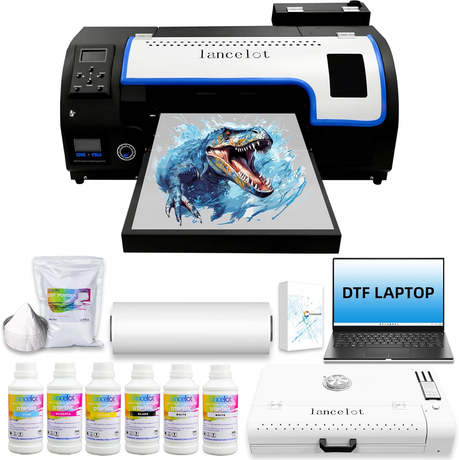 Lancelot XP600 A3 DTF Transfer Printer T Shirt Printing Machine Bundle - Colorsprinter