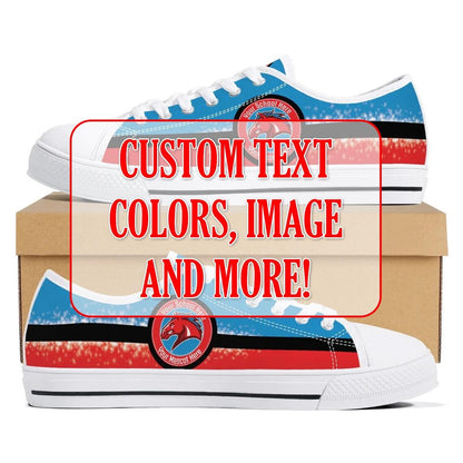 Blank Custom Personalized Low Top Basketball Canvas Shoes Sneaker Gifts