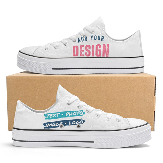 Blank Custom Personalized Low Top Basketball Canvas Shoes Sneaker Gifts
