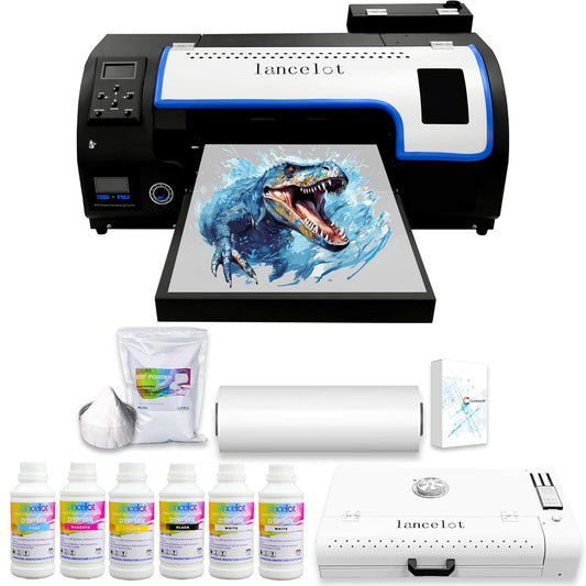 Impresora de transferencia DTF Lancelot XP600 A3, paquete de máquina de impresión de camisetas