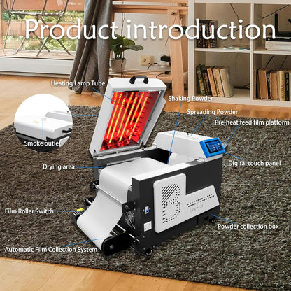 Lancelot M1630 Pro DTF Printer Bundle With DTF Shaker Laptop Supplies