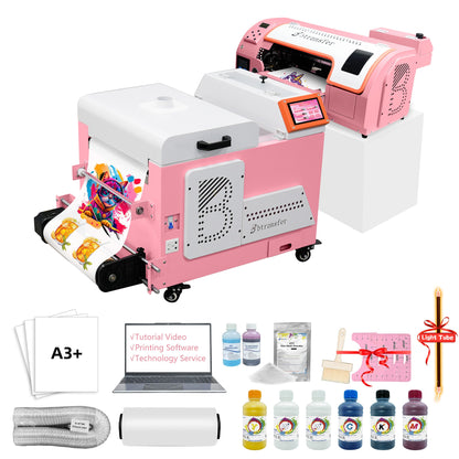 M1630 Pro A3 Pink DTF Printer With Powder Shaker