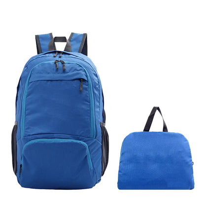 Blank Custom Waterproof Outdoor Lightweight Foldable Hiking Backpack