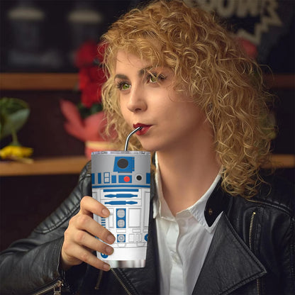 R2-D2 Artoo Triple Walled Insulated 20 OZ Tumbler Travel Cup Gift
