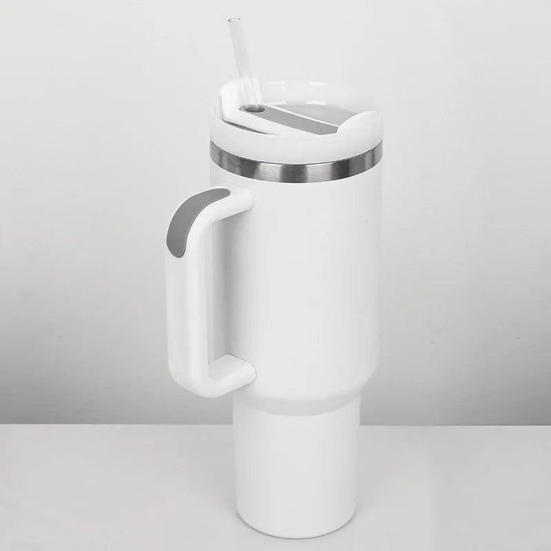 6pack 40oz Stainless Steel Tumbler Tea Personalized Custom Cups Mug 40oz 6pack white