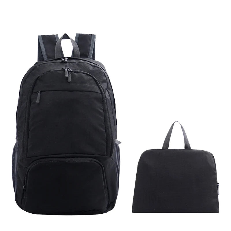 Blank Custom Waterproof Outdoor Lightweight Foldable Hiking Backpack