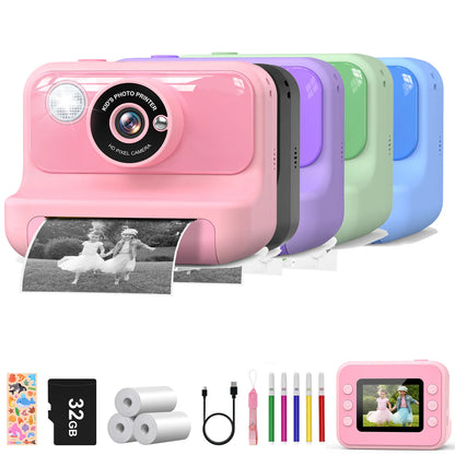 2.4 Inch Instant Print Camera For Kids Mini Camera Toy Gifts