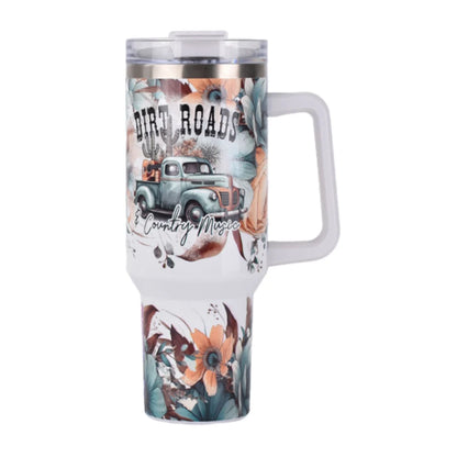 40 Oz Iced Coffee Cup Stainless Steel Vacuum Tumbler Gift 4 40 Oz