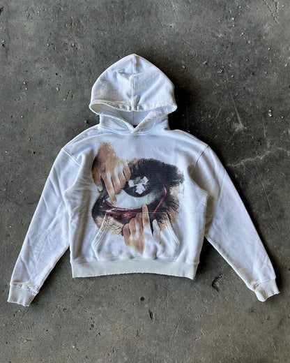 Unisex Y2k Zip Up Hoodie Retro Big-Eye Goth Hip-Hop Jacket Fall Outfit