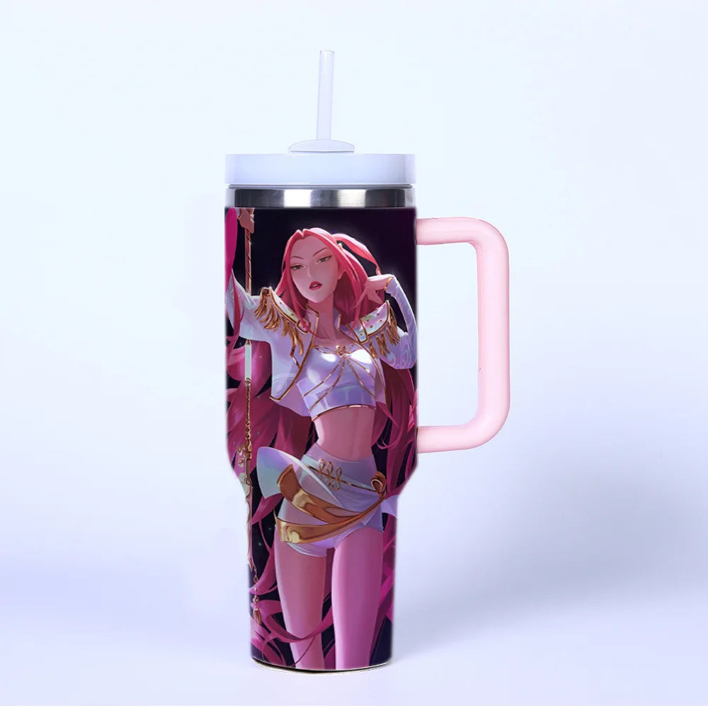 K-Pop Hunter 40oz Tumbler Stainless Steel Insulated Mug Gift 40oz No.1