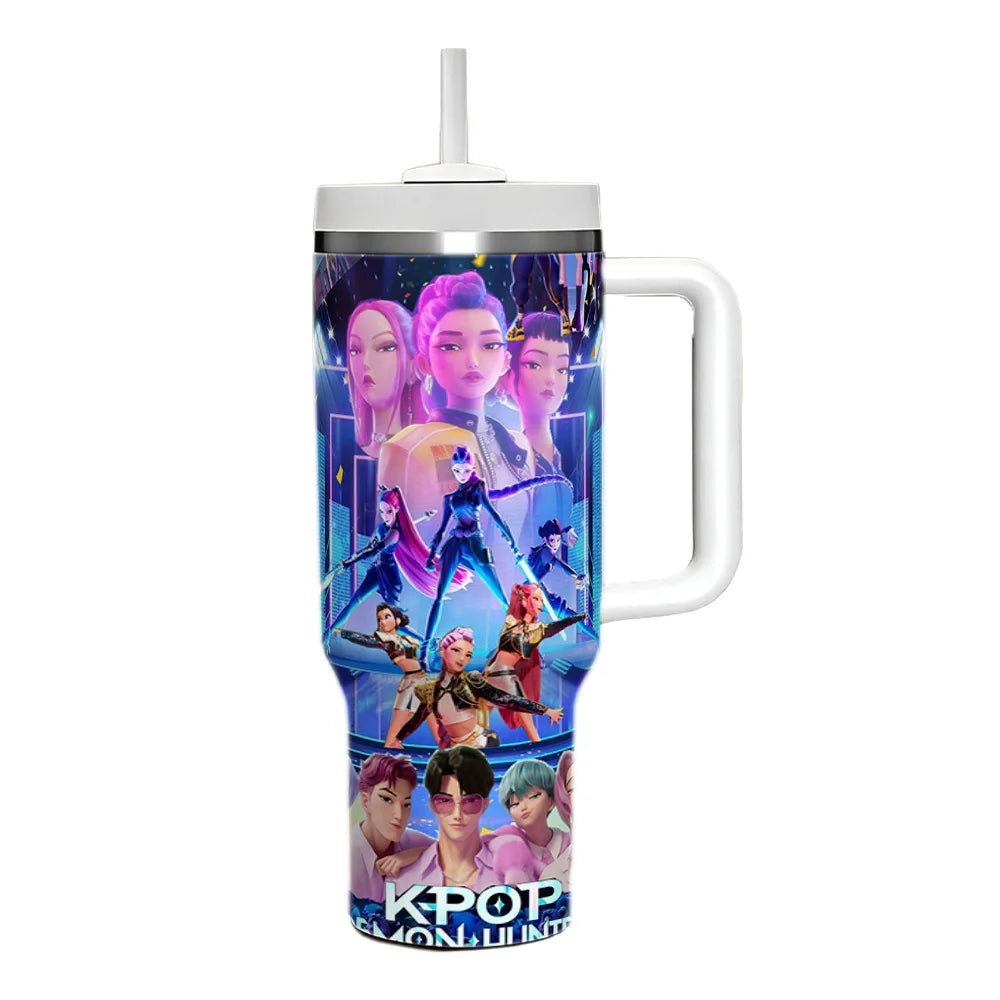 K-Pop Hunter 40oz Tumbler Stainless Steel Insulated Mug Gift 40oz No.9