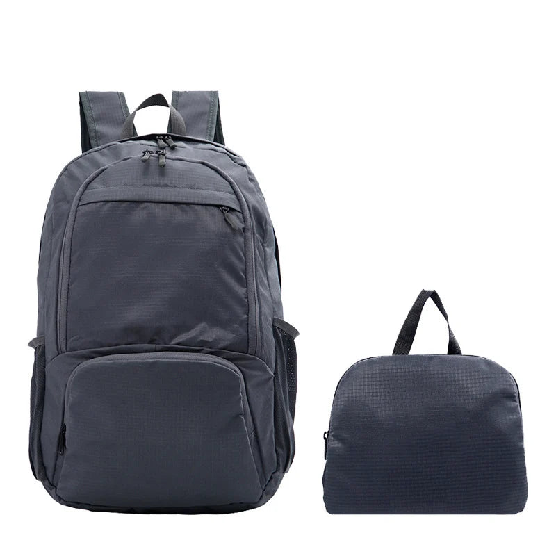 Blank Custom Waterproof Outdoor Lightweight Foldable Hiking Backpack