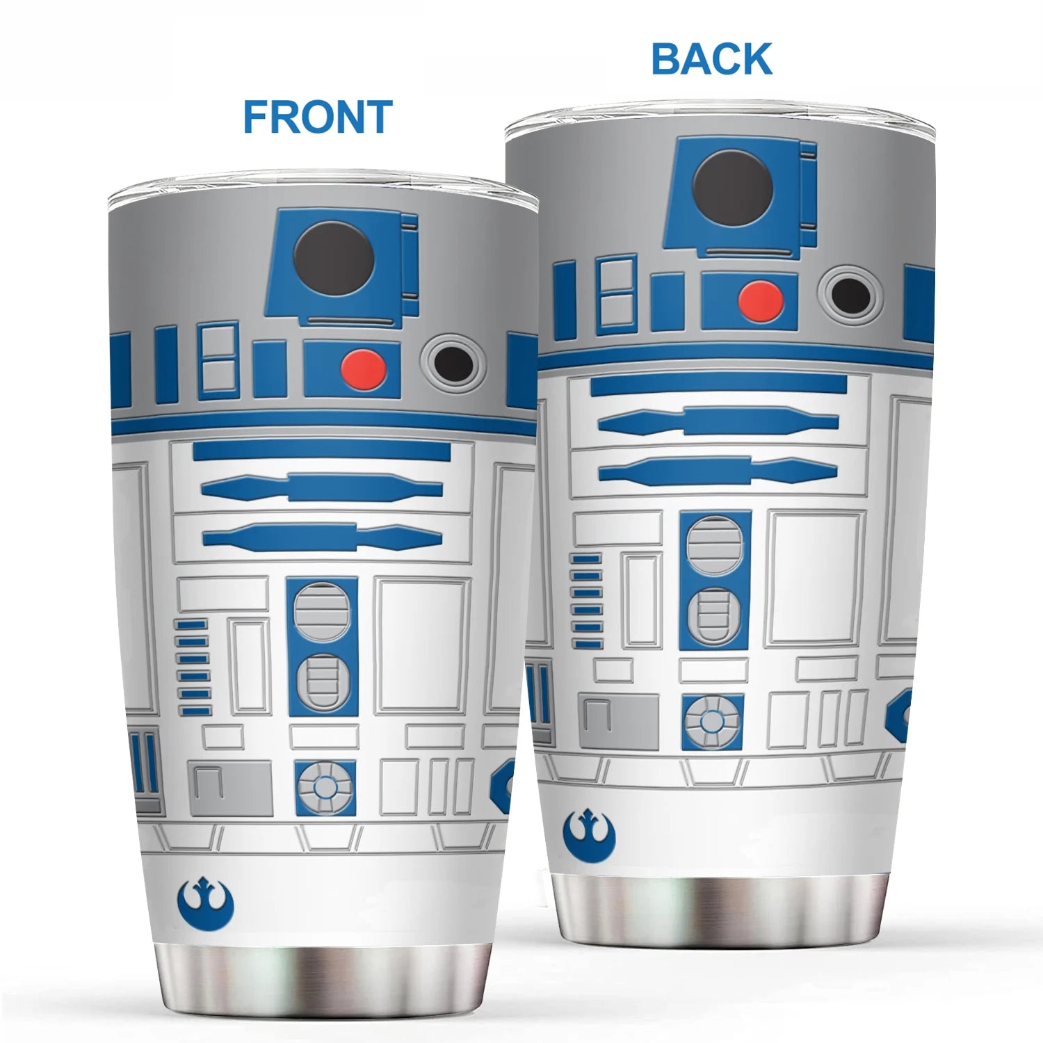 R2-D2 Artoo Triple Walled Insulated 20 OZ Tumbler Travel Cup Gift