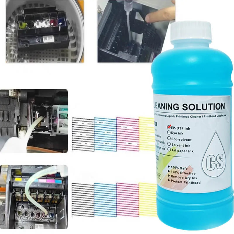 Universal DTF Printhead Cleaning Solution Epson XP600 L1800 Printer