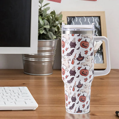 40 Oz Iced Coffee Cup Stainless Steel Vacuum Tumbler Gift