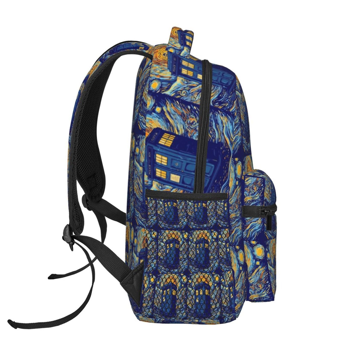 Doctor Who Police Call Box Time Machine School Backpack Book Bag Gift