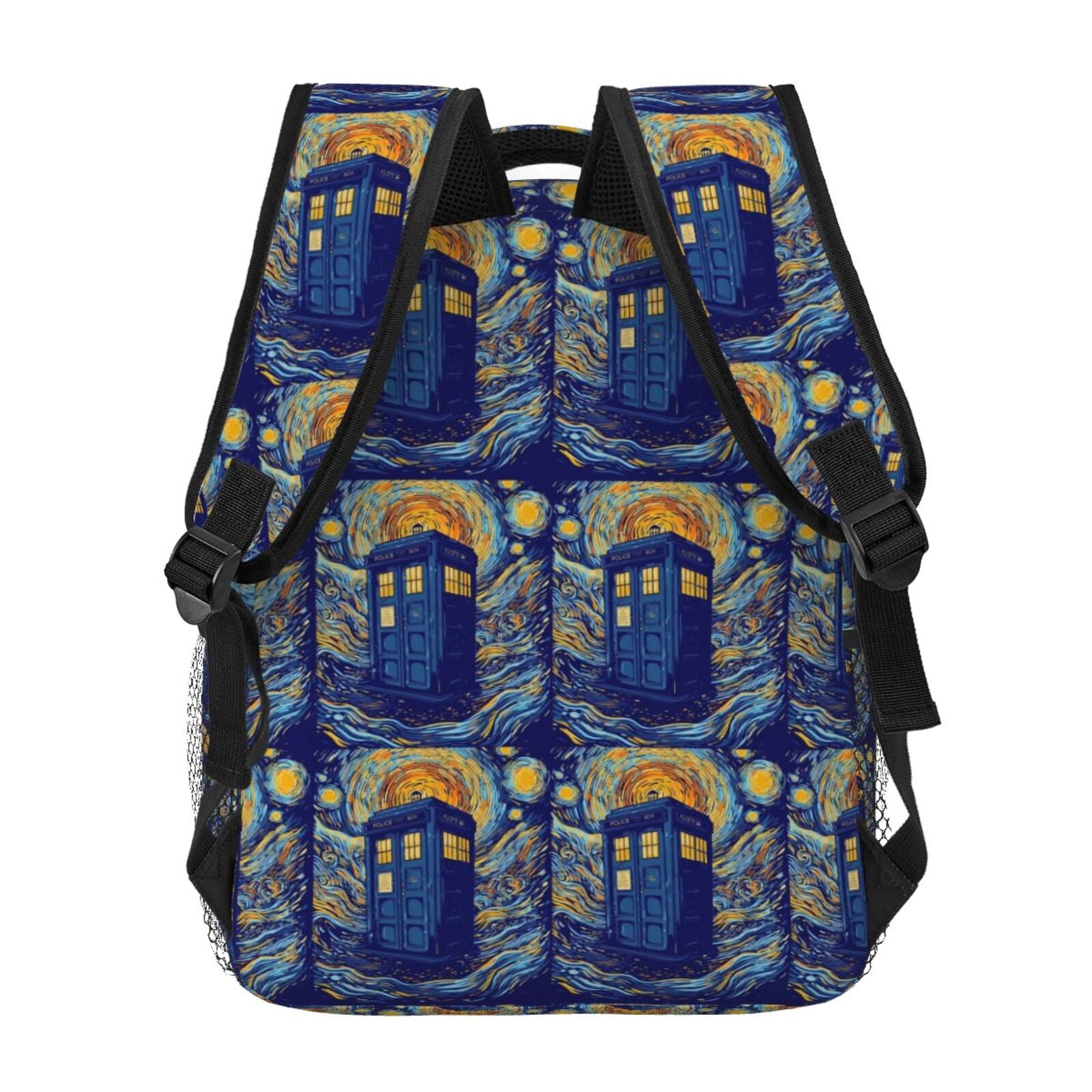 Doctor Who Police Call Box Time Machine School Backpack Book Bag Gift