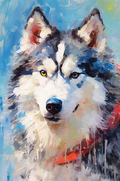 Personalized Custom Pet Oil Painting Funny Cat Canvas Photo Portrait