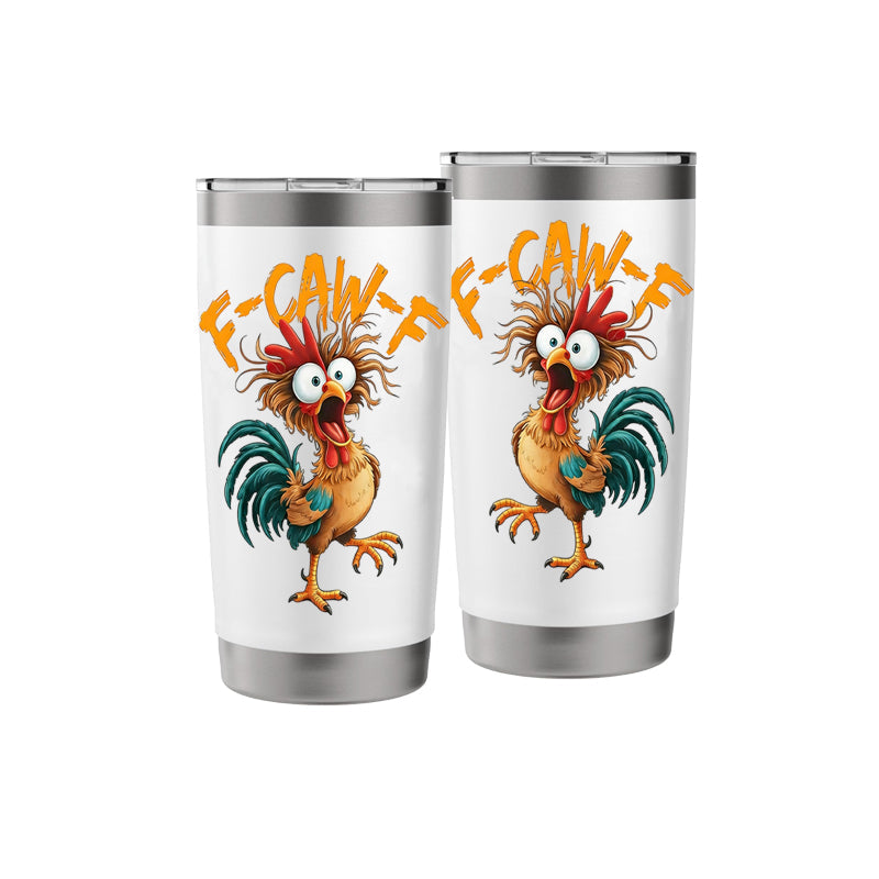 F-Caw-F Mug Gifts Travel Stainless Steel Tumbler Funny Coffee Mug