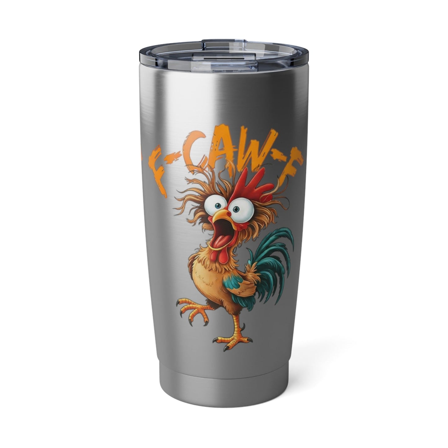 F-Caw-F Mug Gifts 20 oz Stainless Steel Insulated Coffee Cup Tumbler